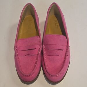J. Crew Pink Loafers